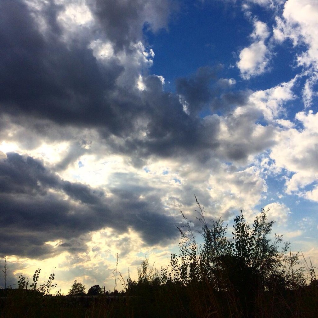 Penso che le cose più belle del mondo siano il cielo e il mare. In giornate come oggi, nelle quali si susseguono nubi, raggi di sole, pioggia, arcobaleno e ancora nubi, non riesco a smettere di guardarti, cielo, sei una meraviglia #sky #amazing #fall #lifestyle #igersitaly #igers #igaddict #igersmodena
